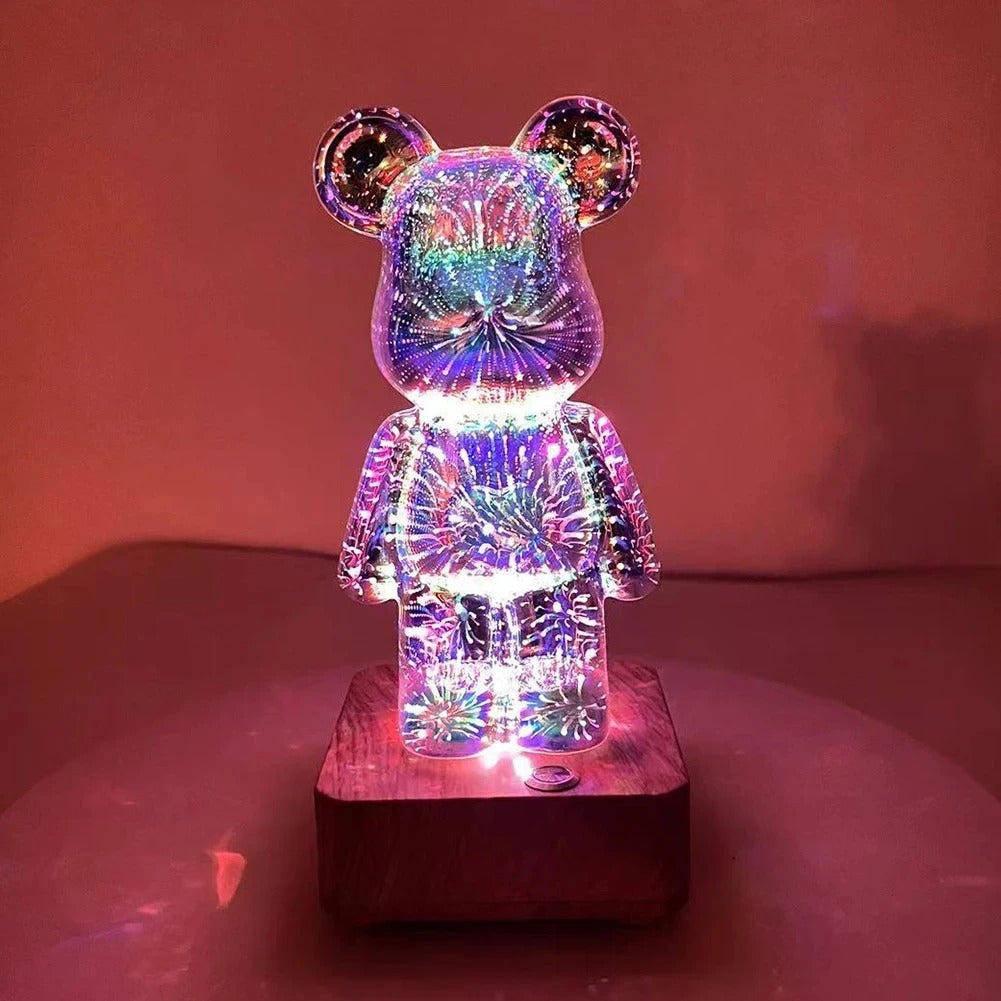 NoVa 3D Firework Bear Night Light (7 colors)