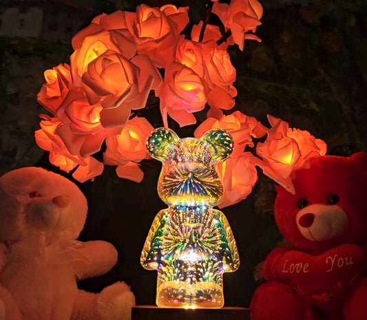 NoVa 3D Firework Bear Night Light (7 colors)