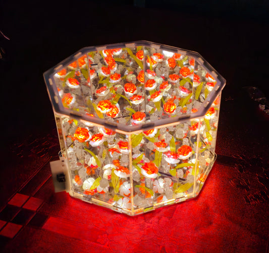 NoVa Tulip Flower Sea Decahedron Night Lamp
